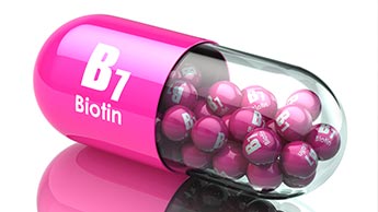 Imagem de uma cápsula de vitamina B7